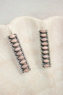 Showstopper Stone Bar Earrings-Drop Earrings-Rae Collective, Women's Online Fashion Boutique Located in Phoenix, Arizona (Scottsdale Area)