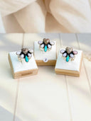 Mushroom Rhyloite, Pink Opal & Turquoise Mixed Rings Bag 4