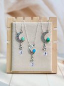 Luna Bloom Crescent Necklace S.No 11