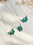 High Desert Turquoise Statement Necklace S.No 18