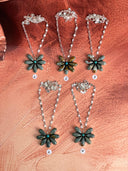 Desert Sage Jasper Krush Daisy Necklace