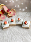 Desert Coral Dahlia Mixed Bag Slab Rings