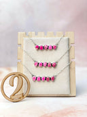 Desert Jasper Dainty Bar Necklace-Necklaces-Krush Kandy, Women's Online Fashion Boutique Located in Phoenix, Arizona (Scottsdale Area)