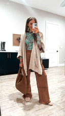 Ginger Floral Mock Neck Mesh Top-Long Sleeve Tops-Rae Collective, Women's Online Fashion Boutique Located in Phoenix, Arizona (Scottsdale Area)