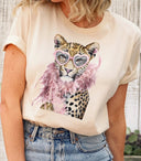 Pretty Fierce Leopard Graphic Tee