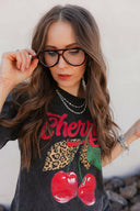 Wild Cherry Vintage Graphic Tee-Graphic Tees-Rae Collective, Women's Online Fashion Boutique Located in Phoenix, Arizona (Scottsdale Area)