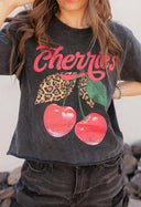 Wild Cherry Vintage Graphic Tee-Graphic Tees-Rae Collective, Women's Online Fashion Boutique Located in Phoenix, Arizona (Scottsdale Area)
