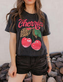 Wild Cherry Vintage Graphic Tee-Graphic Tees-Rae Collective, Women's Online Fashion Boutique Located in Phoenix, Arizona (Scottsdale Area)