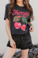 Wild Cherry Vintage Graphic Tee-Graphic Tees-Rae Collective, Women's Online Fashion Boutique Located in Phoenix, Arizona (Scottsdale Area)