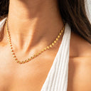 Sunburst Pendant Chain Necklace