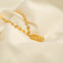 Sunburst Pendant Chain Necklace