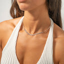 Sunburst Pendant Chain Necklace