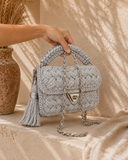 The Silver Lining Handmade Crochet Purse