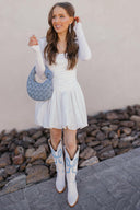 Western Bow Detail Boots-Boots-Rae Collective, Women's Online Fashion Boutique Located in Phoenix, Arizona (Scottsdale Area)