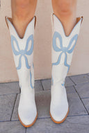 Western Bow Detail Boots-Boots-Rae Collective, Women's Online Fashion Boutique Located in Phoenix, Arizona (Scottsdale Area)