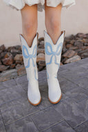 Western Bow Detail Boots-Boots-Rae Collective, Women's Online Fashion Boutique Located in Phoenix, Arizona (Scottsdale Area)