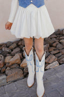 Western Bow Detail Boots-Boots-Rae Collective, Women's Online Fashion Boutique Located in Phoenix, Arizona (Scottsdale Area)