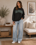 California Embroidered Crewneck
