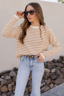 Long Sleeve Stripe Sweater