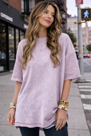 Lavender Daydream Mineral Wash Tunic