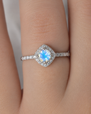 Celestial Teardrop Opal Ring