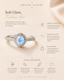 Celestial Teardrop Opal Ring