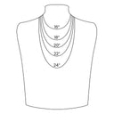Lip Chain Lariat Necklace