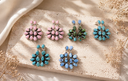 Western Stone Statement Earrings