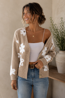 Floral Print Cardigan