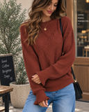 Willow Whisper Pointelle Knit Sweater