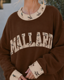 Mallard Trail Contrast Graphic Sweatshirt