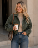 Weekend Edit Cropped Corduroy Shacket