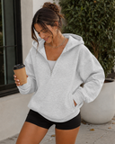 Easy Pace Half-Zip Hooded Pullover