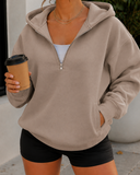 Easy Pace Half-Zip Hooded Pullover
