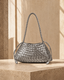 Luna Woven Shoulder Handbag