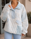 Wildflower Trails Quilted Snap Pullover