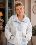 Wildflower Trails Quilted Snap Pullover
