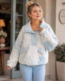 Wildflower Trails Quilted Snap Pullover