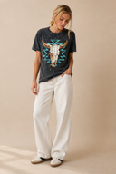 🐂 Western Longhorn Skull Graphic Tee