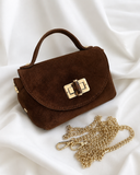 Sierra Mini Suede - Mini Bag in Genuine Leather