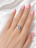 Starlit Blossom Opal Ring