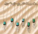 Desert Cascade Fringe Necklace S.No 25