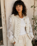 Garden Whisper Double Gauze Floral Jacket