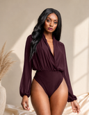 Soft & Sassy Solid Chiffon Bodysuit