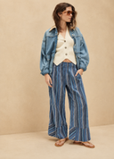 Coastal Breeze Wide Leg Pull-On Pants
