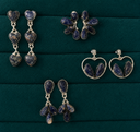 Midnight Bloom Statement Earrings S.No 27