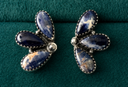 Midnight Petal Stud Earrings S.No 31