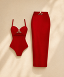 2pc Swim Skirt Set