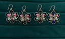 Desert Wildflower Filigree Earrings S.No 13