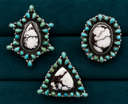 High Desert White Turquoise Ring S.No 9